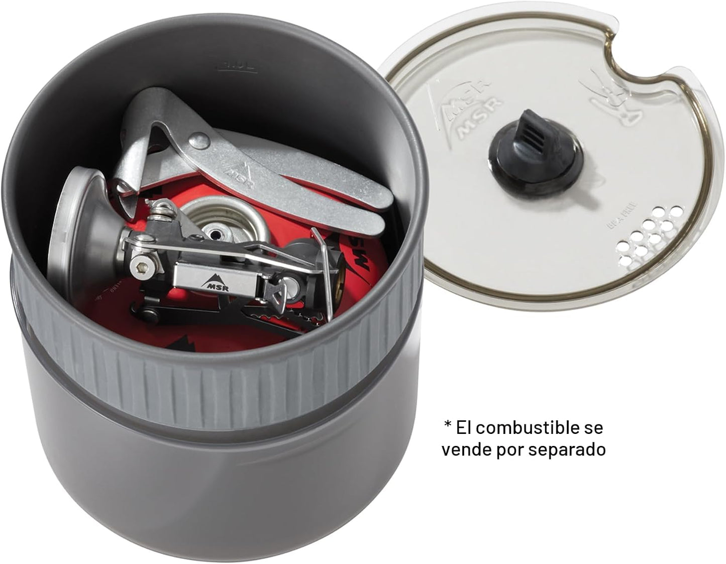 Set estufa ultraligera para acampar y mochilero