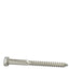 Tornillo hex 3/8x4 acero inox 18-8 25 pzas