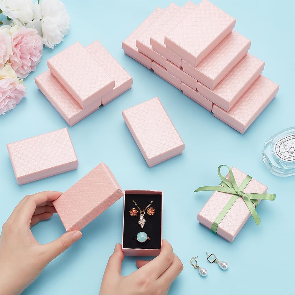 24 Cajas Regalo Joyería 3x2" Almacenamiento Arete