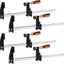4 Abrazaderas Barra 18" Madera 600lb Ajustables