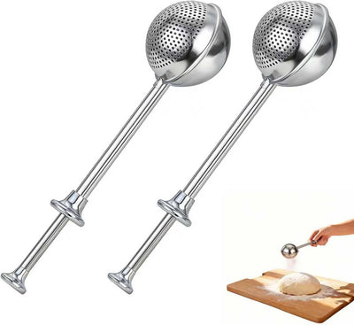 Paquete de 2 plumeros de masa madre acero inoxidable 304