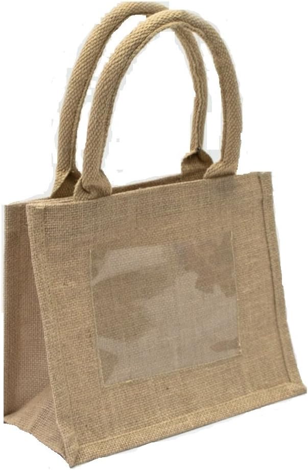 Bolsas arpillera rústicas para bodas set 6
