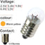 10 Pzas Bombillas E10 1.5V Incandescentes para Experimento