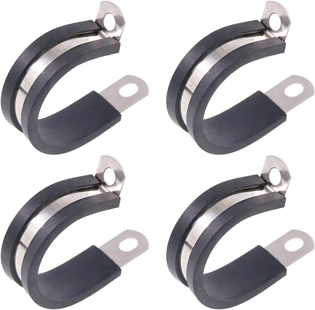 20 Abrazaderas Aislantes Acolchadas Acero Inox 1.260in