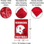 Bandera jardín casco fútbol Nebraska Huskers