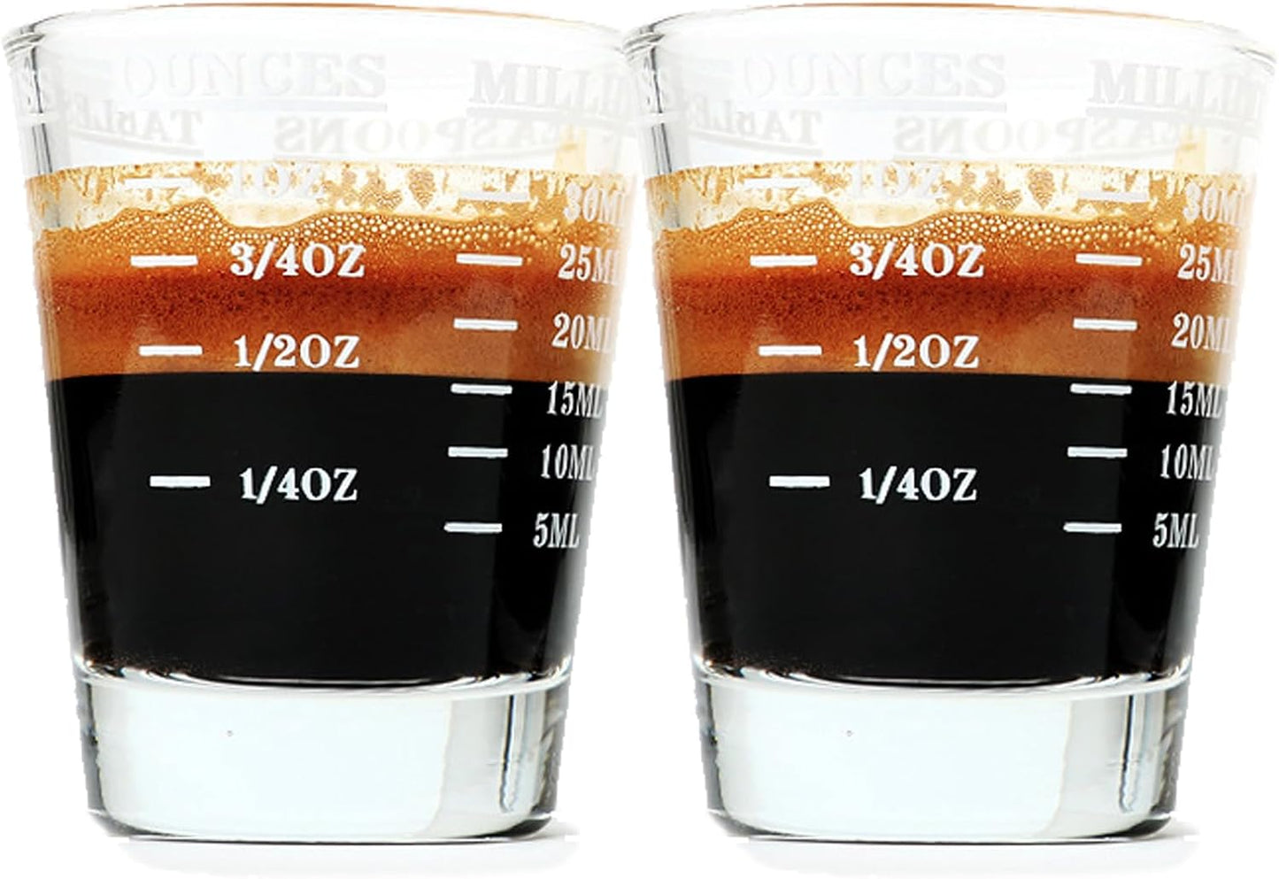Set 4 Tazas Medidor Barman No Decoloran