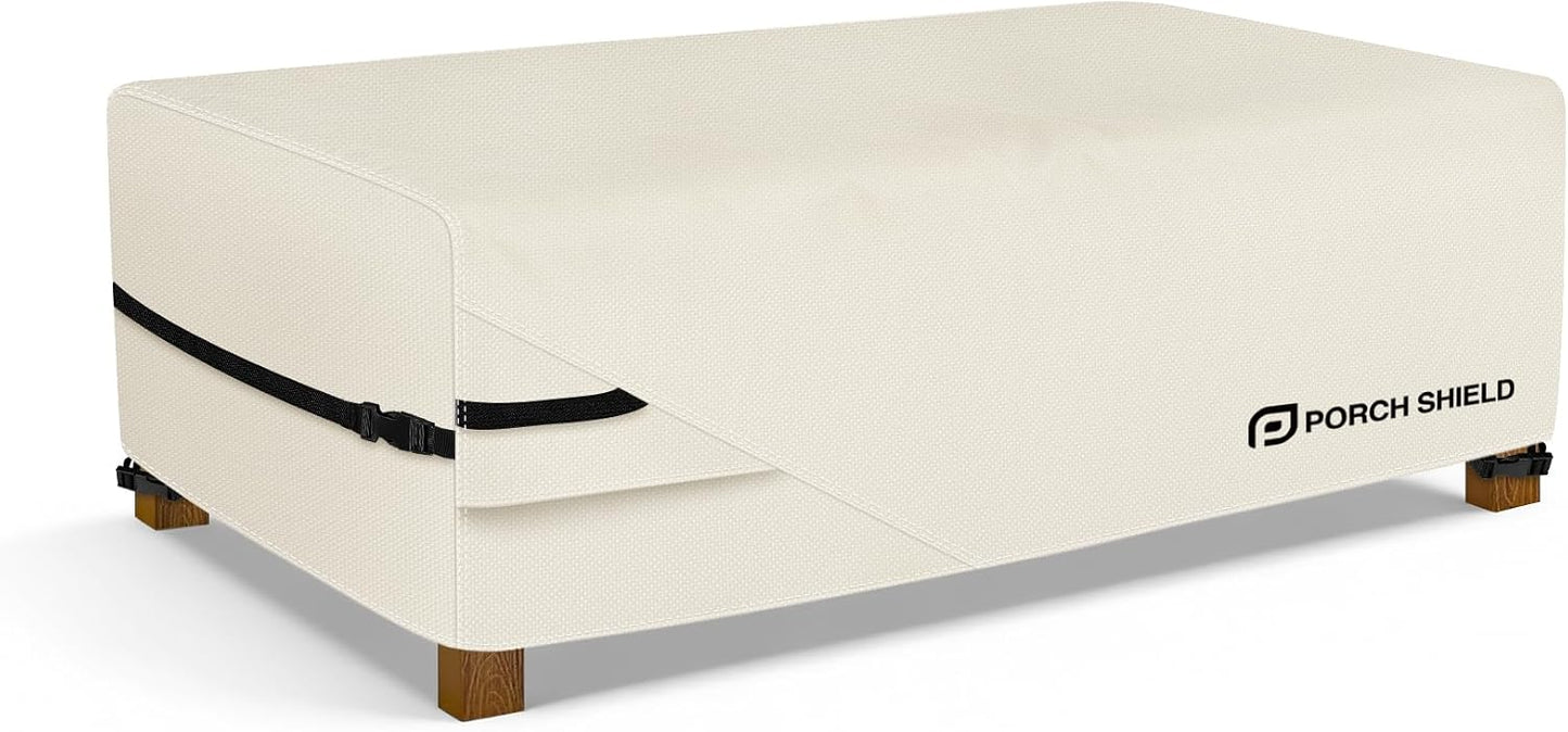 Funda mesa café patio impermeable 42x24pulg beige