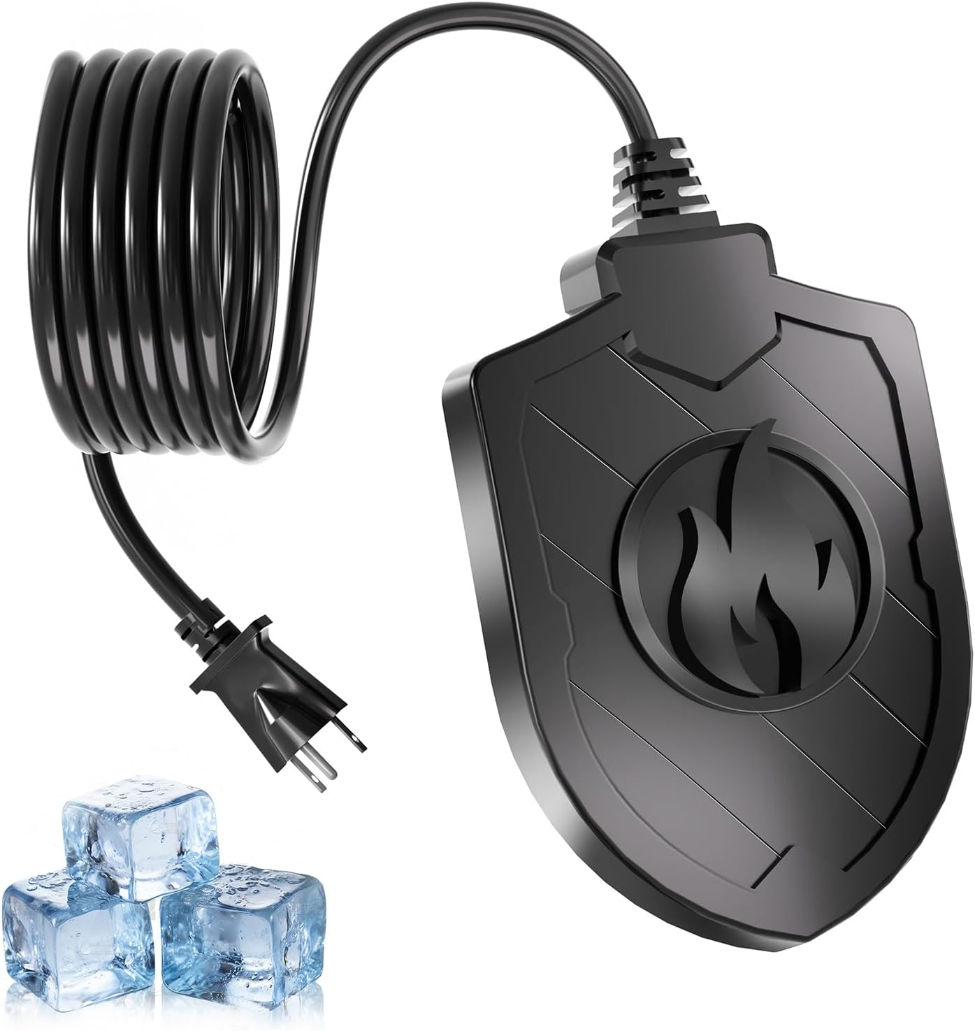 Calentador baño pájaros 100w aluminio sumergible invierno