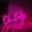 Logotipo LED reutiliz. para fiestas y hogar 5V
