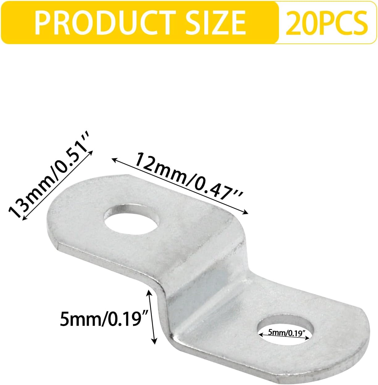Clips compensados para marcos de fotos forma Z 20uds