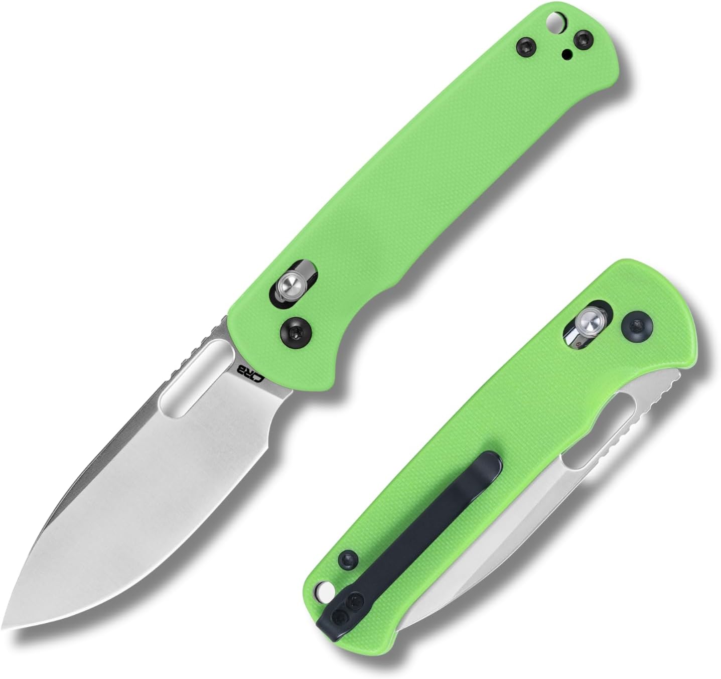 Cuchillo plegable EDC acero AR-RPM9 3.15" mango G10 verde