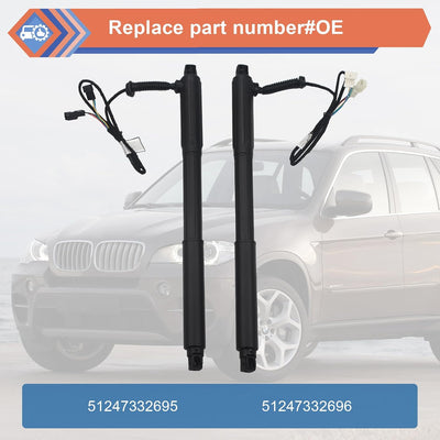 2 Pzas Amortiguadores Eléctricos Portón Trasero BMW X5 07-13