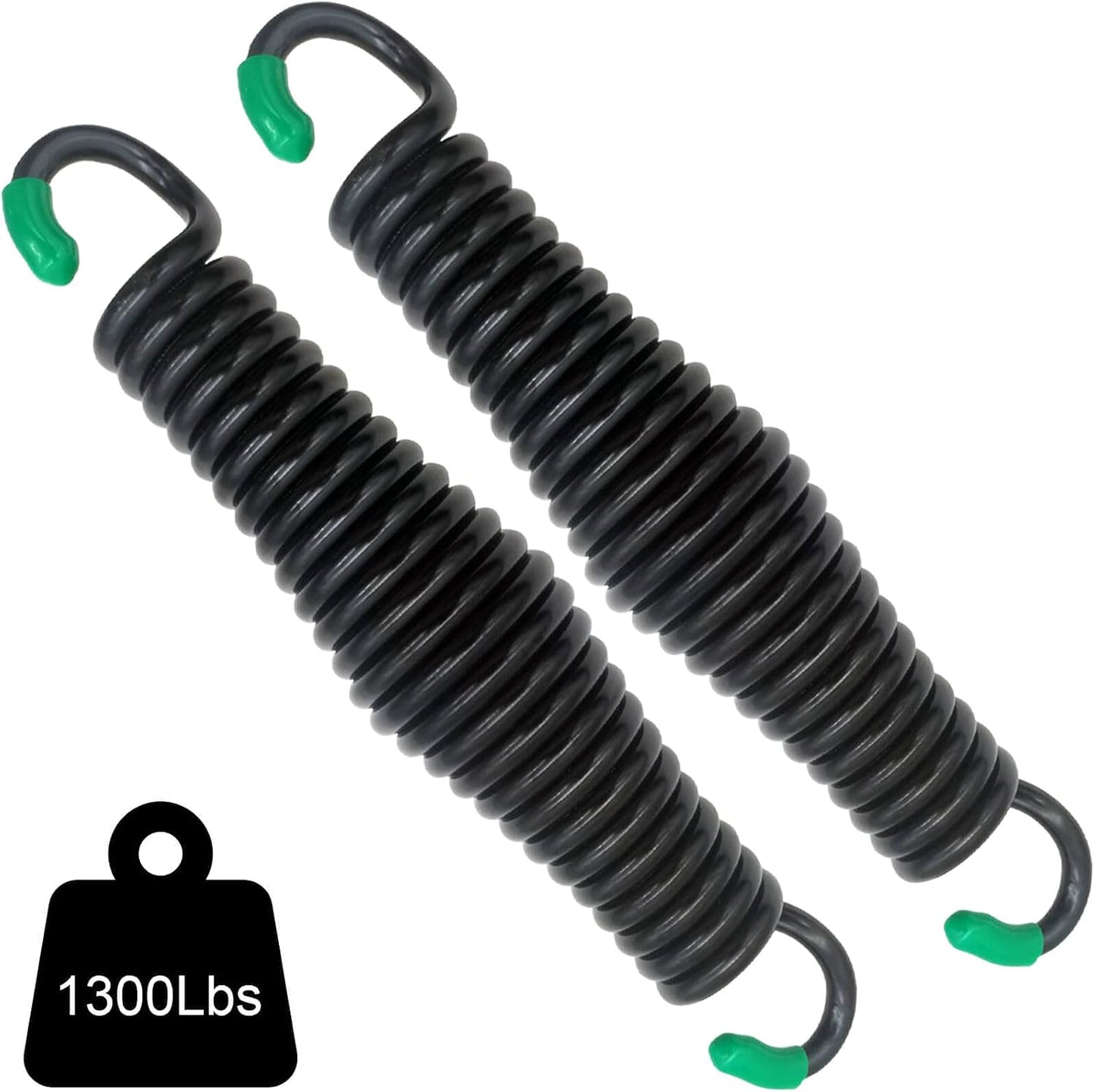 Muelles oscilantes para hamacas 1300lb pack 2 negro