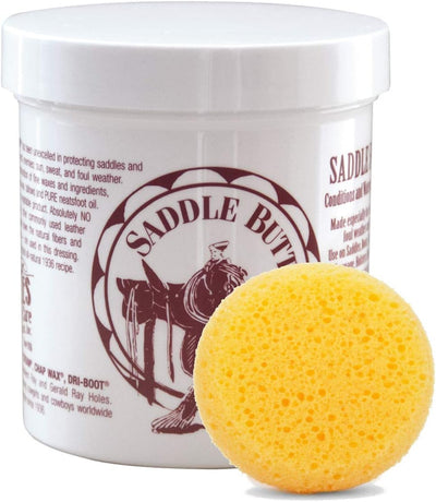 Mantequilla sillín cuero con esponja artesanal