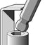 Llave Allen 1/8 con bola hexagonal L 10 pzas