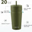 Vaso térmico acero inox con pajita 600ml