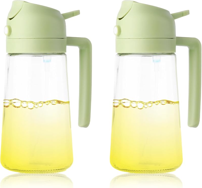Rociador y dispensador aceite oliva 16oz cocina freidora aire