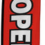 Bandera de plumas 12ft rojo sin poste gran apertura
