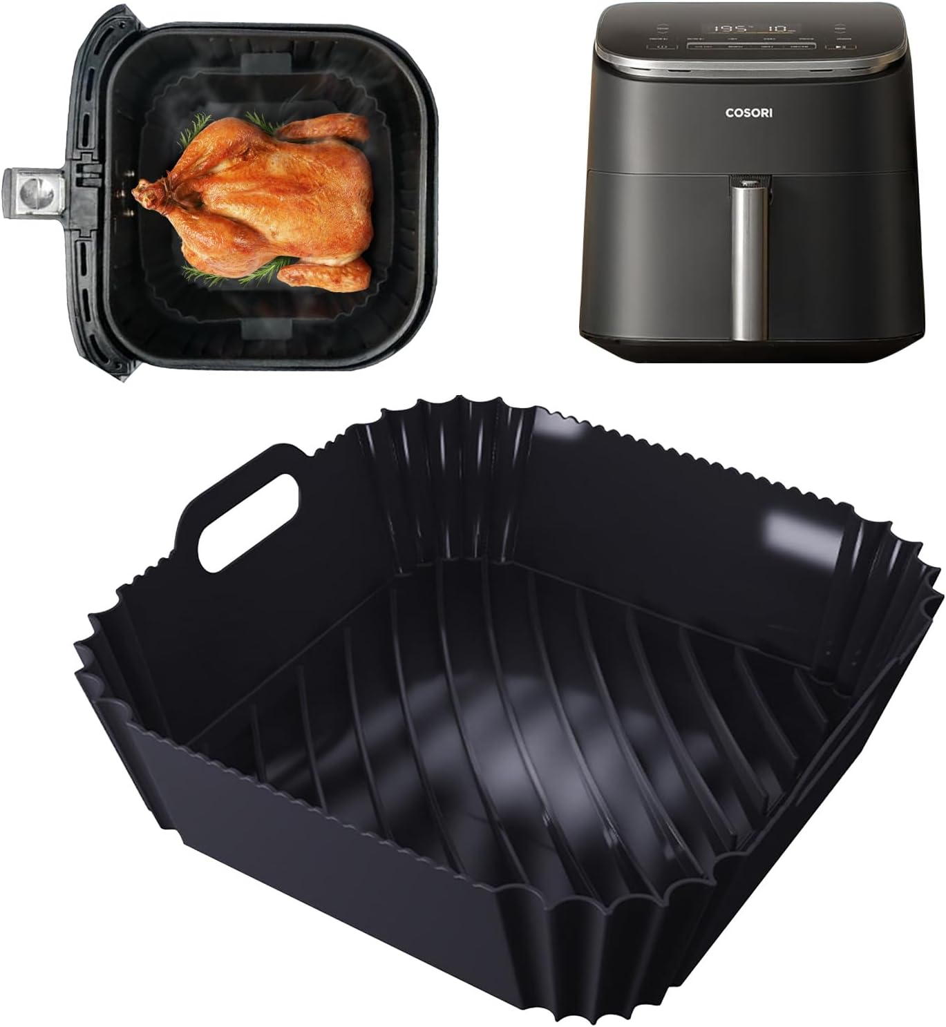 Accesorios silicona freidora aire Cosori 6qt Turbo