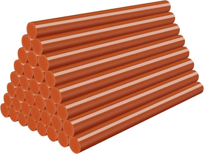Mini barras pegamento marrón 36 pzas 4" x 0.27