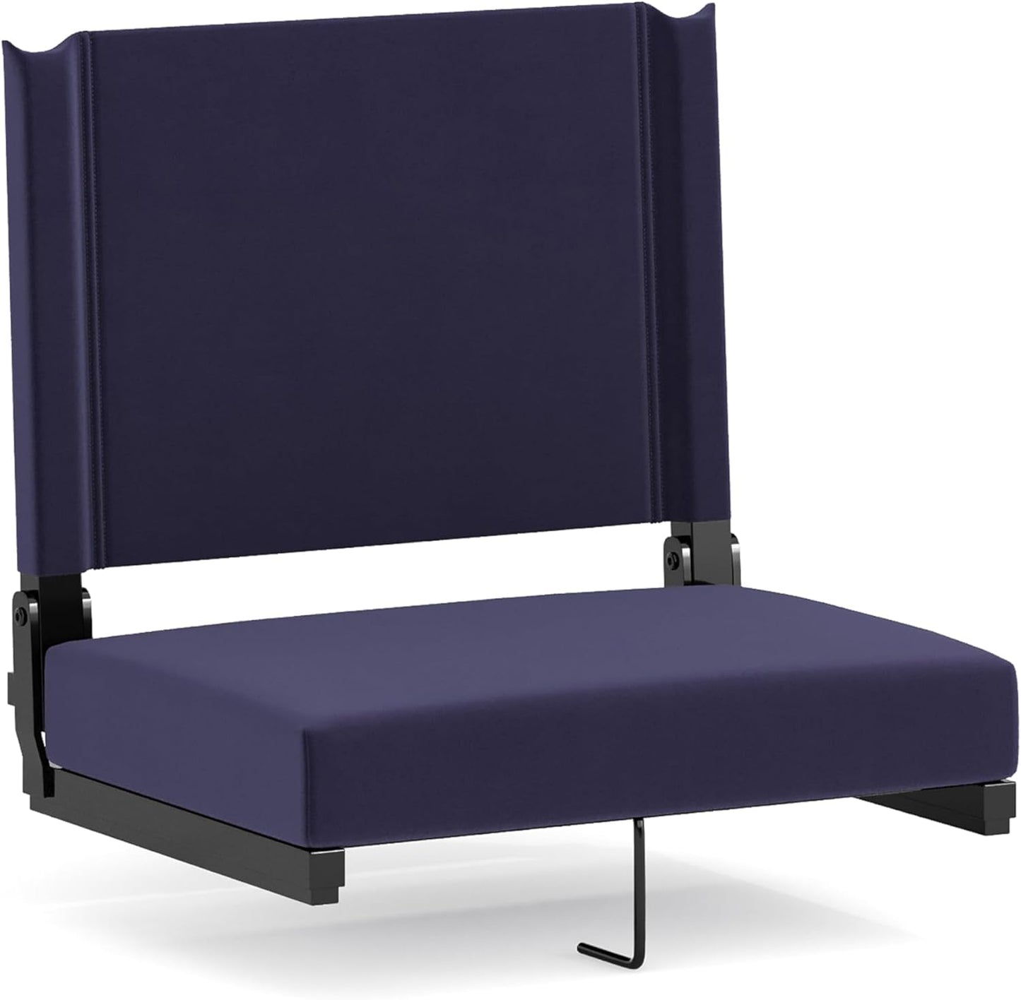 Asiento estadio portátil acolchado plegable 500lb azul