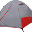 Tienda Taurus para 4 personas gris/rojo