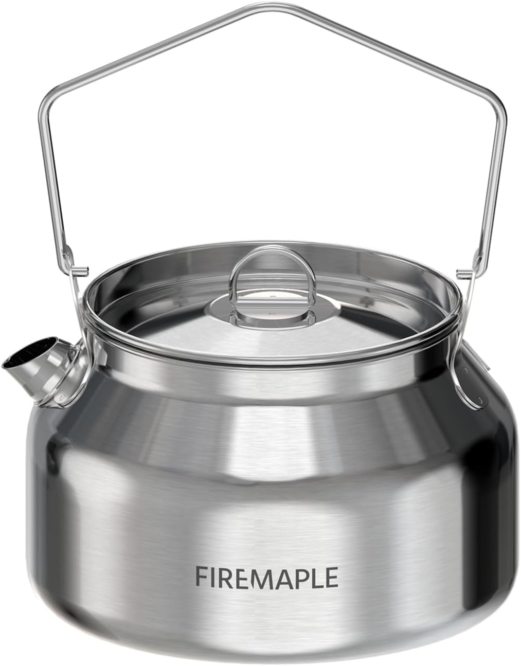Hervidor camping acero inox 1.2L duradero portátil