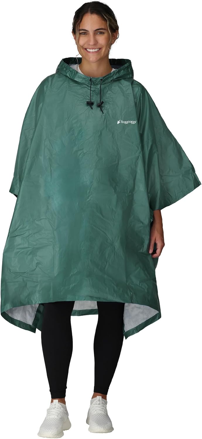Poncho lluvia impermeable transpirable adultos y jóvenes