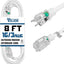 Cable extensión 13A 16 clavijas 3 extremo iluminado