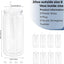 8 Vasos Acrílicos Globo Nieve 20oz Con Tapa Transparente