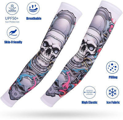 Manga compresión UV UPF 50 para brazo hombre mujer golf