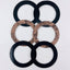 Set 3 juntas retorno piscina negro/bronceado