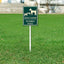 Letrero aluminio exterior 8x12" valla invisible