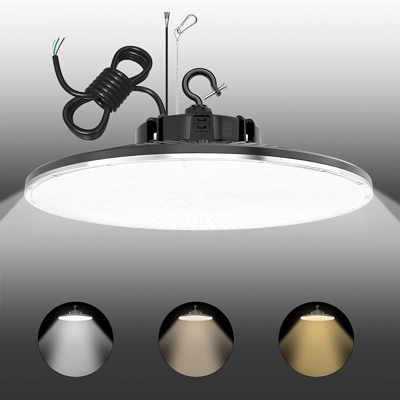 Luz LED alta bahía 240W ajustable IP65 para taller