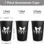7 Vasos Acero Inox 16oz para Padrinos Boda
