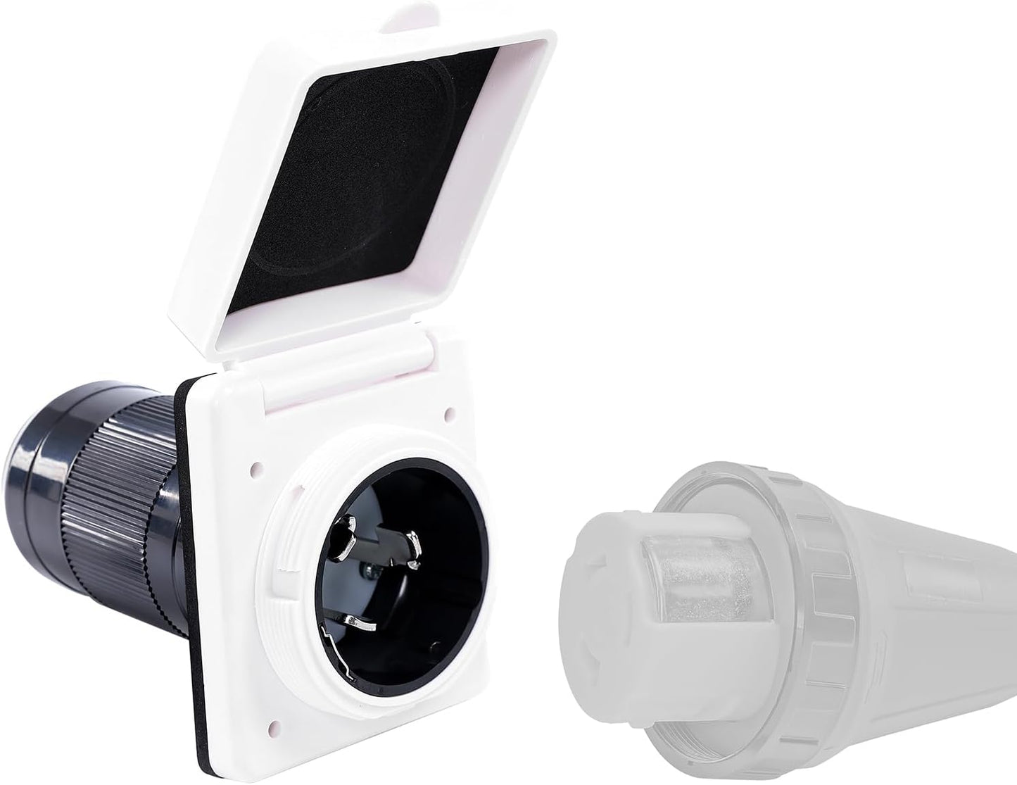 Caja enchufe RV 50A NEMA SS2-50P conector macho 125/250V