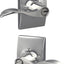 Manija con cerradura llave moldura Century cromo F51A