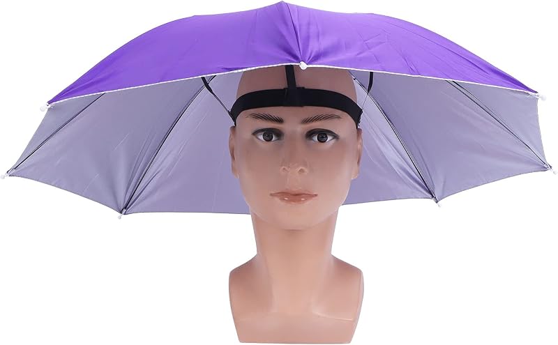 Paraguas 27pulg sombrero plegable para pesca senderismo playa