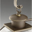 Farol pared bronce aceitado con dos luces