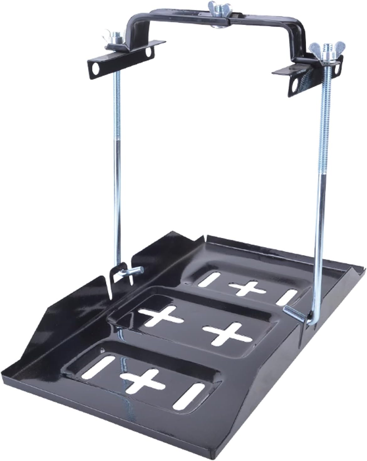 Kit soporte batería acero ajustable para coche barco