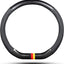 Funda volante antiderrap forma D fibra carbono 38cm negro