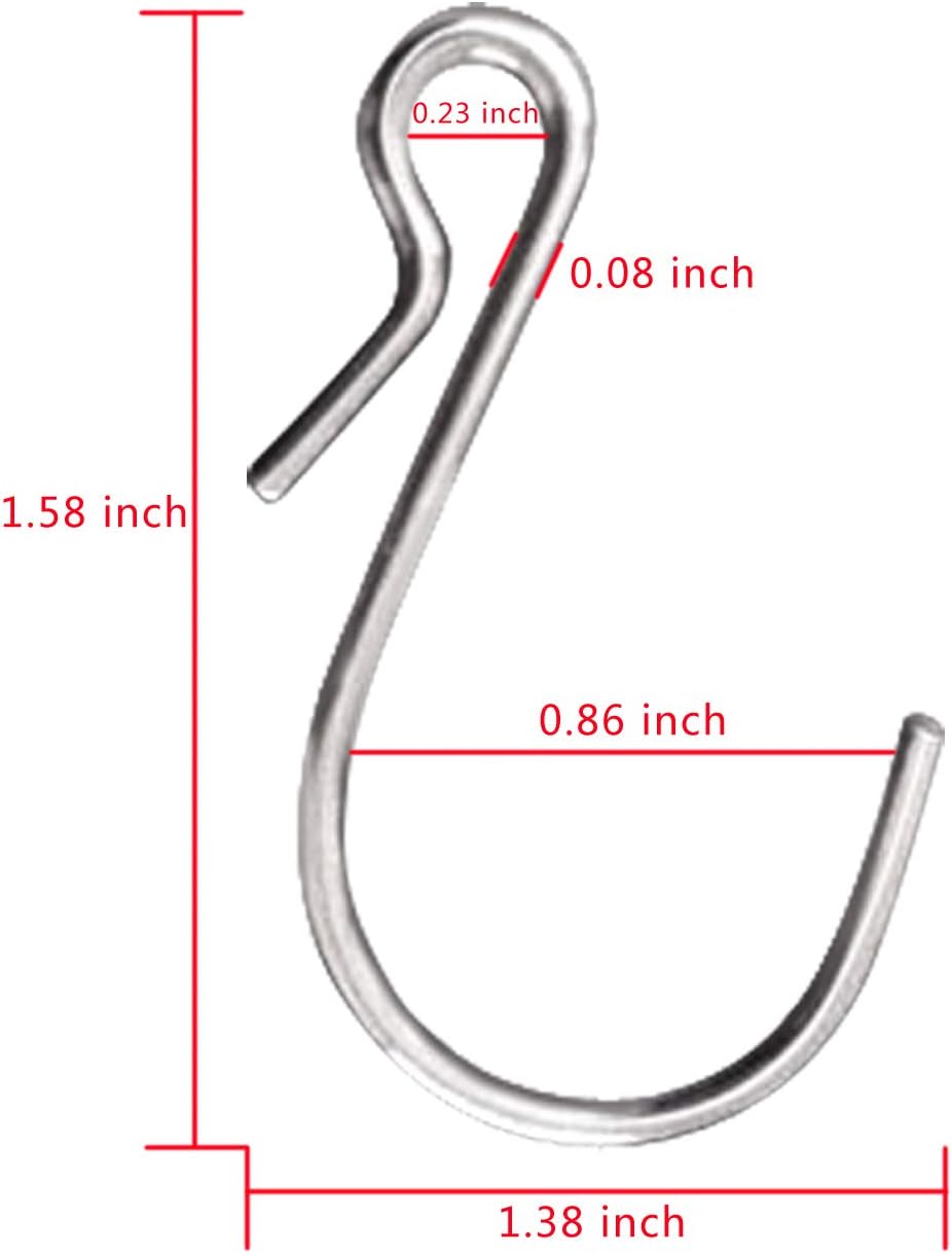 20 Ganchos Acero Inox para Joyería y Pesca