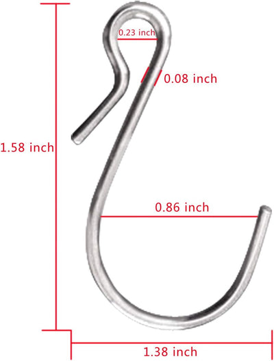 20 Ganchos Acero Inox para Joyería y Pesca