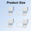 4 fundas silicona popote compatibles Brumate Era 30-40oz sin BPA