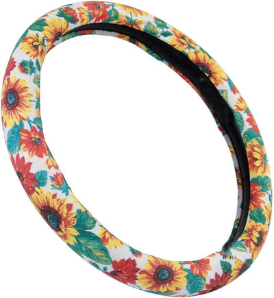 Funda volante mujer diseño flores girasol