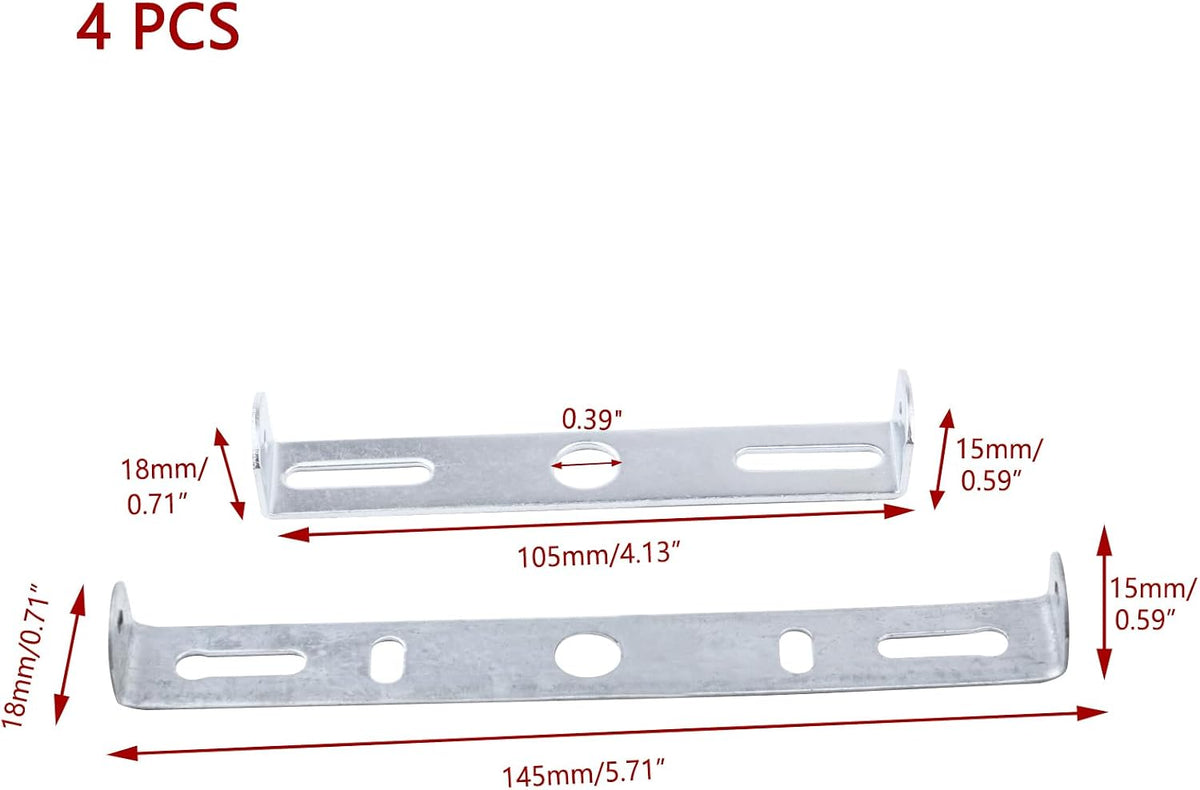 Placa luz techo metal 4-6pulg soporte lámpara colgante set 4