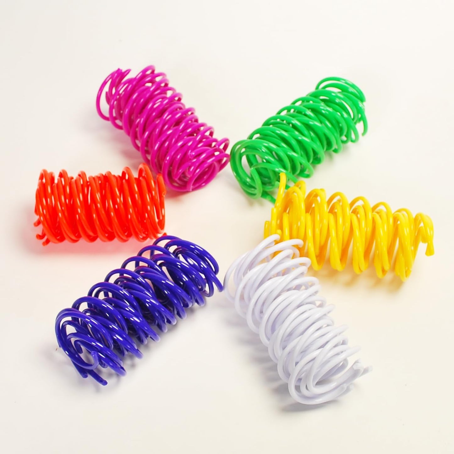 24 Pzas resortes para gatos en caja espiral interactiva