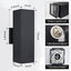 2 Lámparas pared aluminio exterior 13pulg enchufes E26