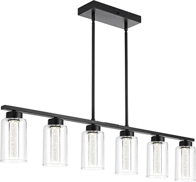 6 Luces LED Negras 5CCT para Isla Cocina