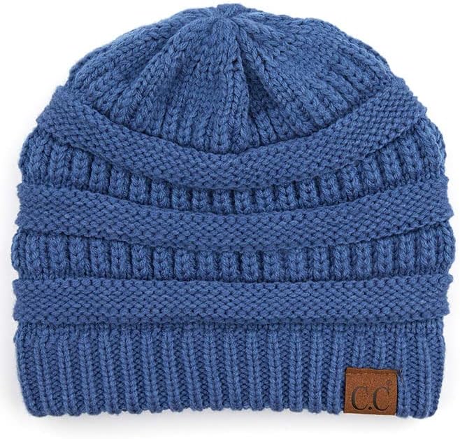Set 3 Gorros Bufandas Guantes Punto Trenzado Elástico Cálido